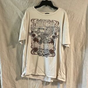 Flower Child Graphic Tee - Cream